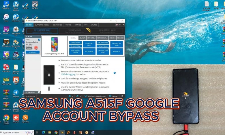 Samsung A51/A515F U8 Google Account Bypass Version Samsung A51/A515F U8 Google Account Bypass Version
