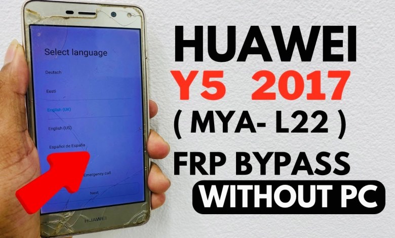 Huawei Y5 2017 ( MYA-L22 ) FRP BYPASS WITHOUT PC 2023! Huawei Y5 2017 ( MYA-L22 ) FRP BYPASS WITHOUT PC 2023!