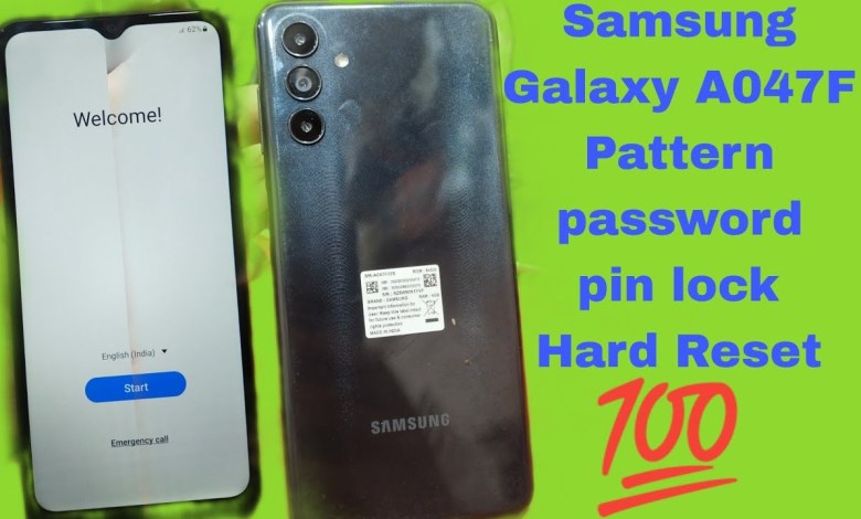 How to Samsung Galaxy A047F Hard Reset || Samsung A04 How to Samsung Galaxy A047F Hard Reset || Samsung A04