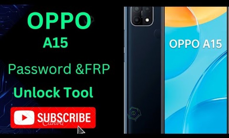 OPPO A15 (CHP2185) Password & FRP Bypass UnlockTool OPPO A15 (CHP2185) Password & FRP Bypass UnlockTool
