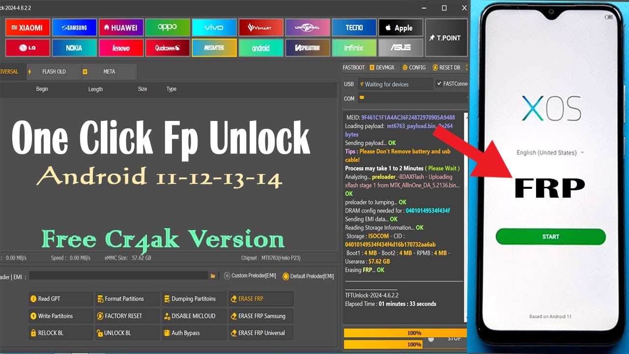 One Click FRP Bypass New Tool 2024 – Android One Click FRP Bypass New Tool 2024 – Android