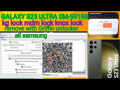 GALAXY S23 ULTRA SM-S918B kg lock mdm lock knox lock GALAXY S23 ULTRA SM-S918B kg lock mdm lock knox lock