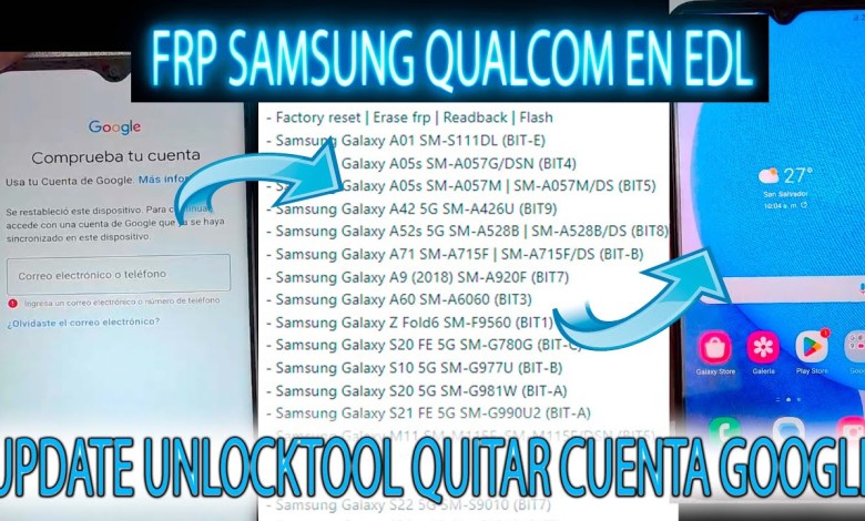 Unlock Samsung FRP on all Models – A01, A05s, A25s, A71, S10, S20, S21, S22 Unlock Samsung FRP on all Models – A01, A05s, A25s, A71, S10, S20, S21, S22