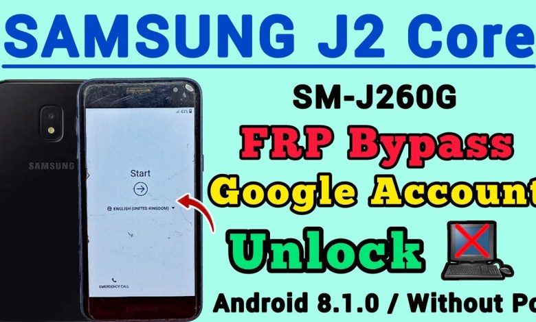 Samsung J2 Core || FRP Bypass || Android 8.1.0 || Samsung J2 Core || FRP Bypass || Android 8.1.0 ||