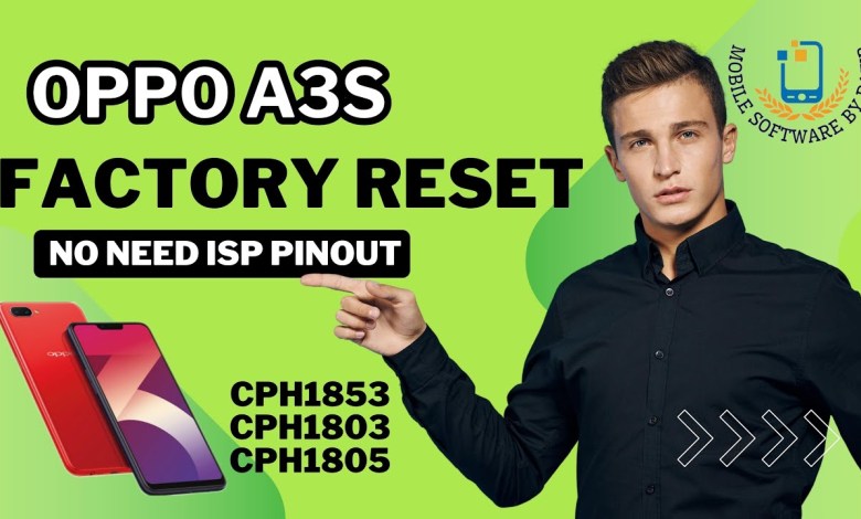 Oppo A3s CPH1803 CPH1805 Factory Reset One Click Done Oppo A3s CPH1803 CPH1805 Factory Reset One Click Done