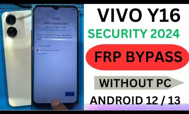 VIVO Y16 FRP BYPASS || NEW SECURITY 2024 || ANDROID VIVO Y16 FRP BYPASS || NEW SECURITY 2024 || ANDROID