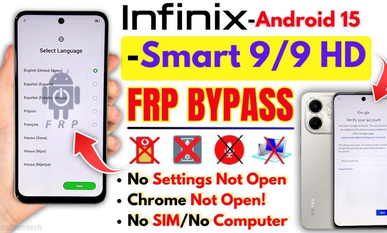 How to bypass FRP on Infinix Smart 9/9 HD without a PC: Unlocking secrets revealed for 2025 How to bypass FRP on Infinix Smart 9/9 HD without a PC: Unlocking secrets revealed for 2025