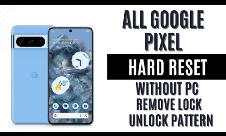 ALL GOOGLE PIXEL HARD RESET (FACTORY RESET) ALL GOOGLE PIXEL HARD RESET (FACTORY RESET)