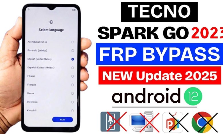 Unlocking Secrets: How to Bypass Google/FRP on Tecno SPARK Go 2023 Running Android 12! Unlocking Secrets: How to Bypass Google/FRP on Tecno SPARK Go 2023 Running Android 12!