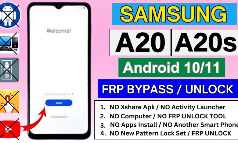 Samsung A20/A20s Frp Bypass/Unlock Android 10/11 | Samsung A20/A20s Frp Bypass/Unlock Android 10/11 |