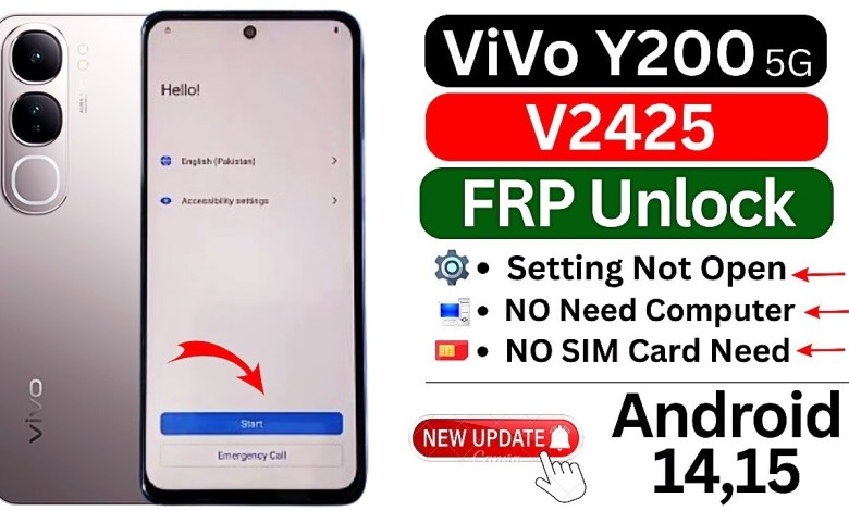 Unlock the Secrets: Bypass FRP on Vivo Y200 5G with Android 14/15—No PC Required! Unlock the Secrets: Bypass FRP on Vivo Y200 5G with Android 14/15—No PC Required!