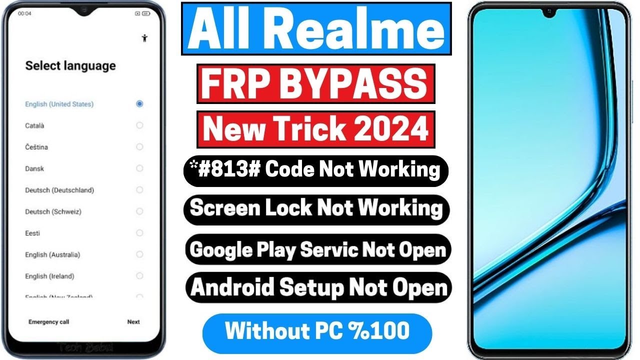 Finally Without Pc 2024 |Realme Note 50 FRP Bypass Finally Without Pc 2024 |Realme Note 50 FRP Bypass
