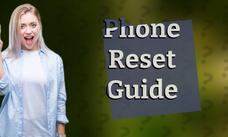 Is there a reset button on a phone? Is there a reset button on a phone?