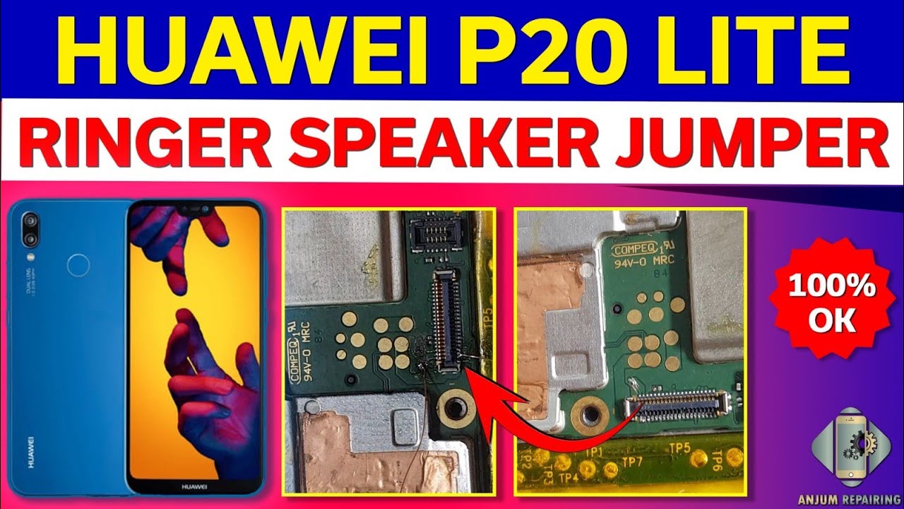 Huawei P20 lite Ringer Speaker Jumper solution Huawei P20 lite Ringer Speaker Jumper solution