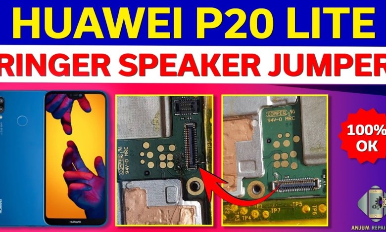 Huawei P20 lite Ringer Speaker Jumper solution Huawei P20 lite Ringer Speaker Jumper solution
