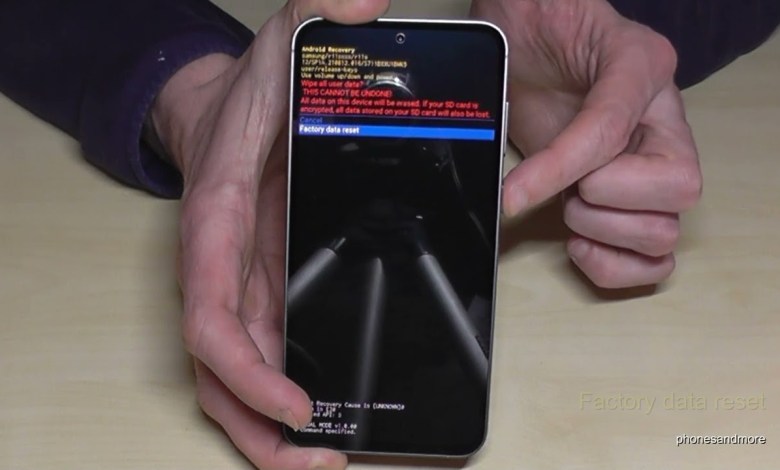Samsung Galaxy S23 FE: How to make a factory data reset Samsung Galaxy S23 FE: How to make a factory data reset