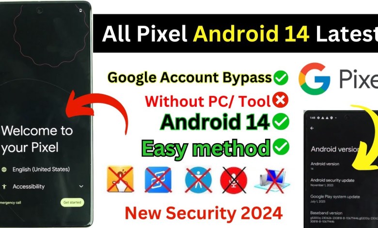 All Pixel FRP Bypass Android 14 Latest Security Without All Pixel FRP Bypass Android 14 Latest Security Without