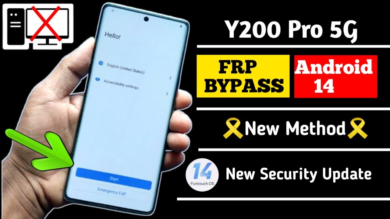 FRP Bypass Vivo Y200 Pro 5G, Y200e 5G || Android 14 || FRP Bypass Vivo Y200 Pro 5G, Y200e 5G || Android 14 ||