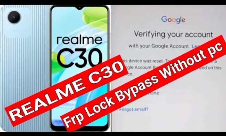 Unlock Realme C30 RMX3581 Google Account Lock – Frp Bypass Trick Unlock Realme C30 RMX3581 Google Account Lock – Frp Bypass Trick