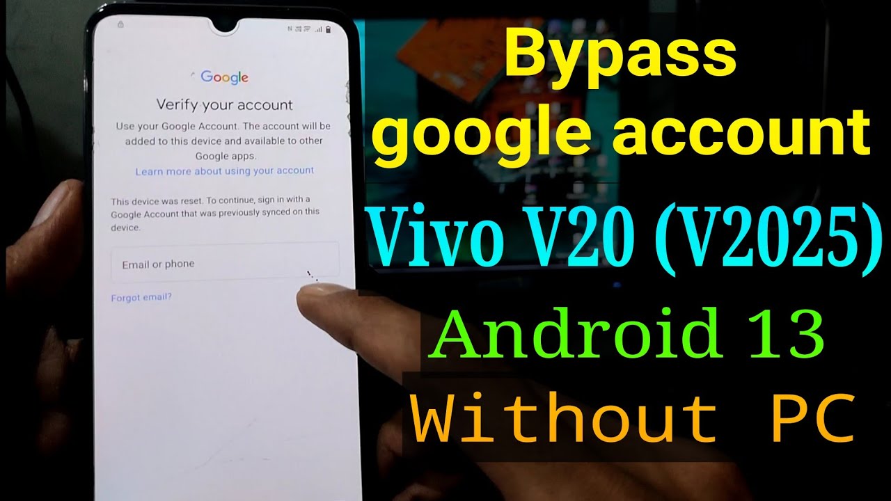 Unlock Google Account on Vivo V20|| Learn how to bypass FRP on Vivo V20 Unlock Google Account on Vivo V20|| Learn how to bypass FRP on Vivo V20