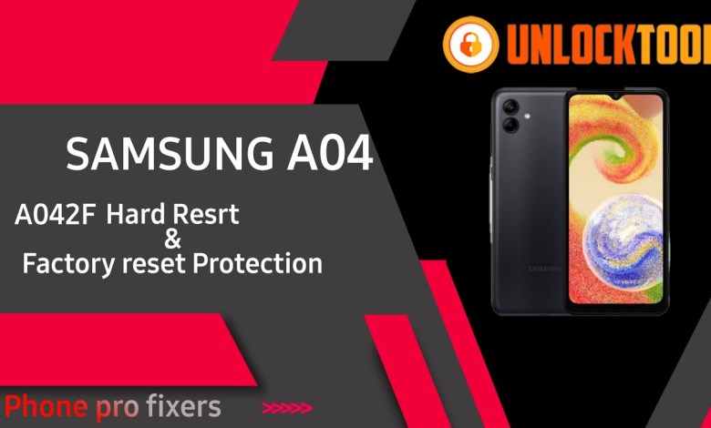 Samsung A04| A045F Hard reset And frp One click Unlock Samsung A04| A045F Hard reset And frp One click Unlock