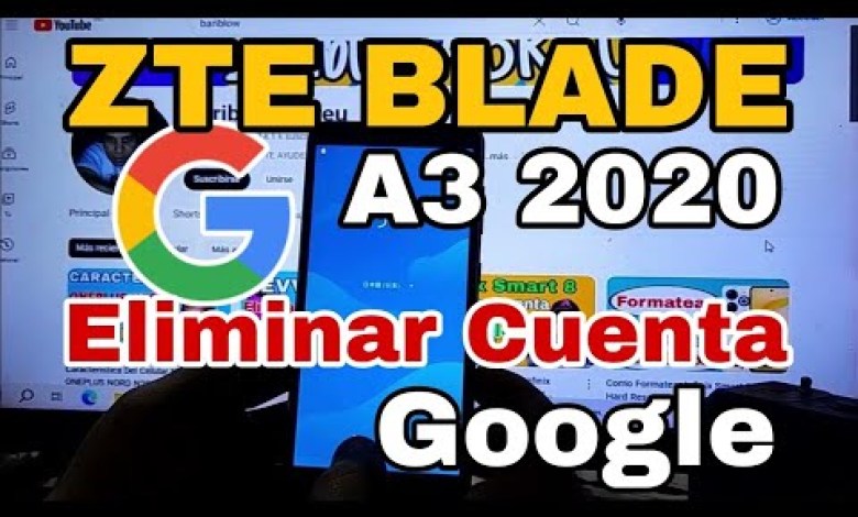 Delete Google Account ZTE BLADE A3 2020 / Remove Delete Google Account ZTE BLADE A3 2020 / Remove