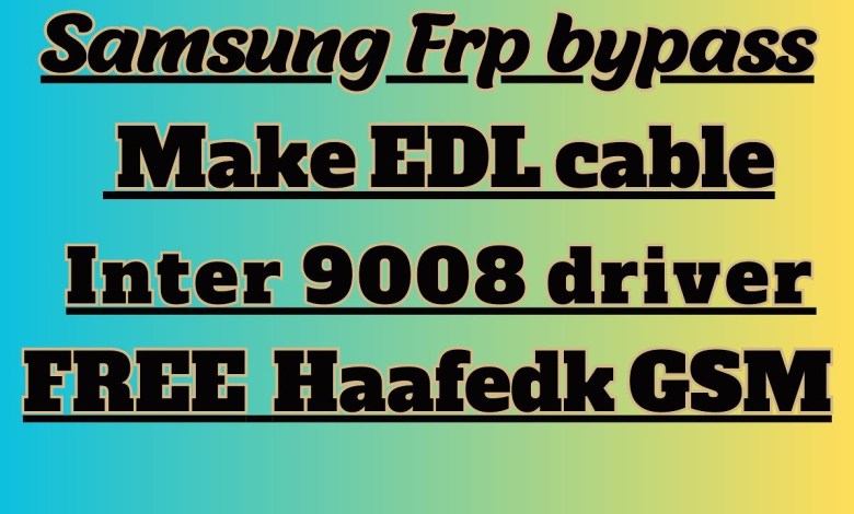 Samsung Frp bypass using EDL cable – A unique workaround for Google FRP lock by EDL cable Samsung Frp bypass using EDL cable – A unique workaround for Google FRP lock by EDL cable