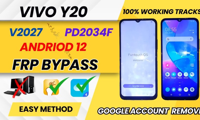 Vivo Y20 (PD2034F) frp bypass android 12 | Vivo Vivo Y20 (PD2034F) frp bypass android 12 | Vivo