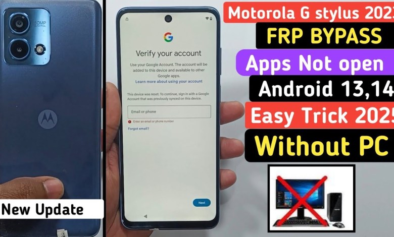 Unlock the Mystery: How to Bypass FRP on Motorola Moto G Stylus 5G 2023 with Android 14 Unlock the Mystery: How to Bypass FRP on Motorola Moto G Stylus 5G 2023 with Android 14