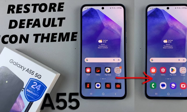How To Revert To Default Icon Theme On Samsung How To Revert To Default Icon Theme On Samsung
