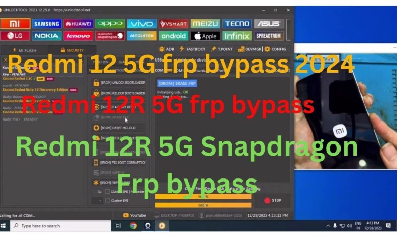 Redmi 12 5G FRP bypass /snapdragon 4 processor /Redmi Redmi 12 5G FRP bypass /snapdragon 4 processor /Redmi