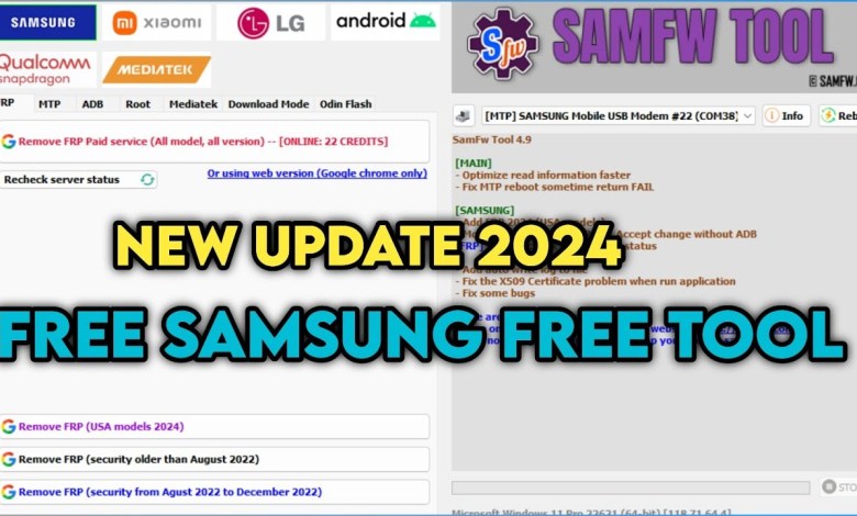 Samfw Frp Tool How To Use || Samfw Tool New Samfw Frp Tool How To Use || Samfw Tool New