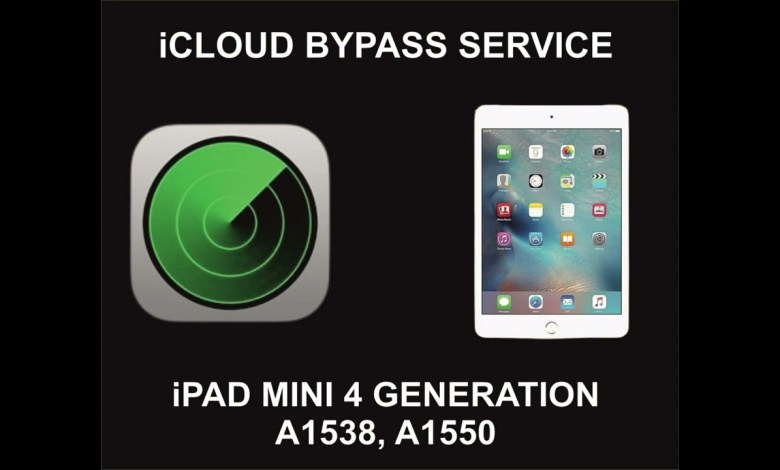 iPad iCloud Bypass Service, iPad Mini 4, A1538, A1550 iPad iCloud Bypass Service, iPad Mini 4, A1538, A1550