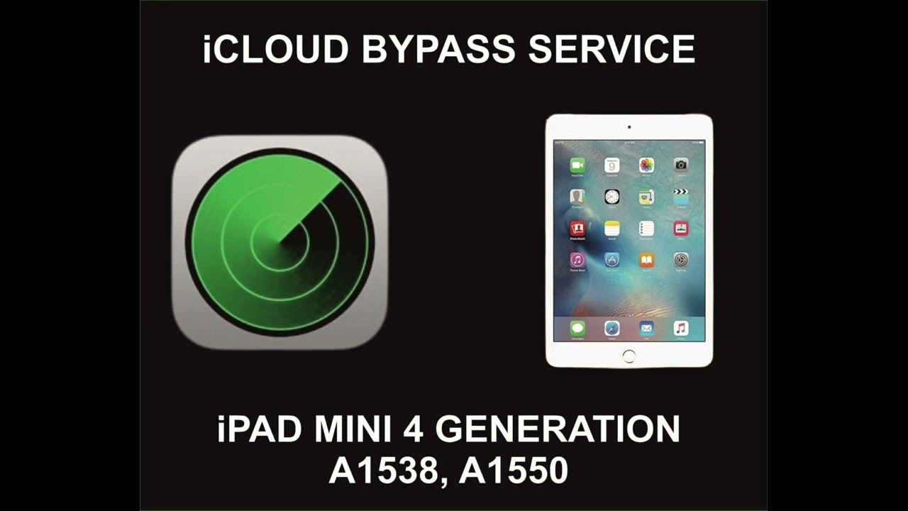 iPad iCloud Bypass Service, iPad Mini 4, A1538, A1550 iPad iCloud Bypass Service, iPad Mini 4, A1538, A1550