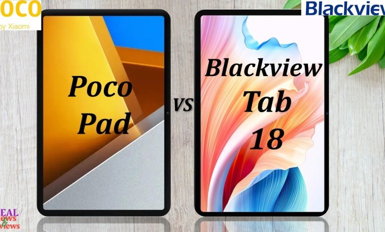 Xiaomi Poco Pad vs Blackview Tab 18 4G Xiaomi Poco Pad vs Blackview Tab 18 4G