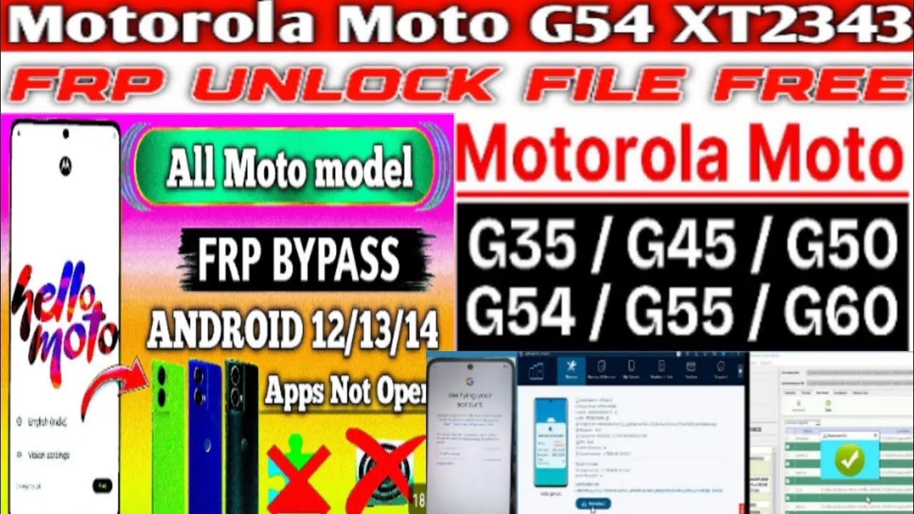Free Motorola G54 XT2343 FRP Unlock File Available | Curious about Moto G54 FRP Unlock? Free Motorola G54 XT2343 FRP Unlock File Available | Curious about Moto G54 FRP Unlock?
