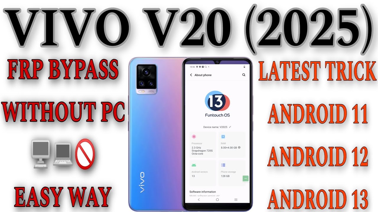 Vivo V20 Frp Bypass Android 13 | Vivo V20 Frp Bypass Vivo V20 Frp Bypass Android 13 | Vivo V20 Frp Bypass