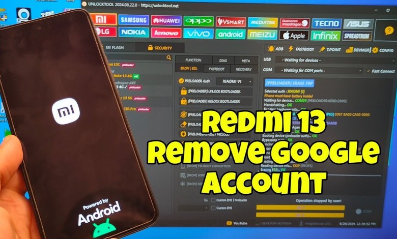 Xiaomi Redmi 13 (24040RN64Y), Remove Google Account, Xiaomi Redmi 13 (24040RN64Y), Remove Google Account,