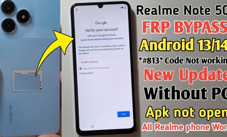 Realme Note 50 Frp Bypass Android 13 Without PC | Realme Note 50 Frp Bypass Android 13 Without PC |