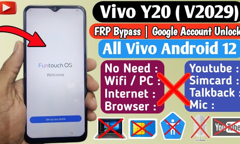 Vivo Y20 FRP Bypass Android 12 | Vivo Vivo Y20 FRP Bypass Android 12 | Vivo