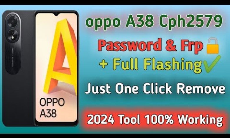 Oppo A38 Cph2579 Password & Frp Remove Just One Click Oppo A38 Cph2579 Password & Frp Remove Just One Click
