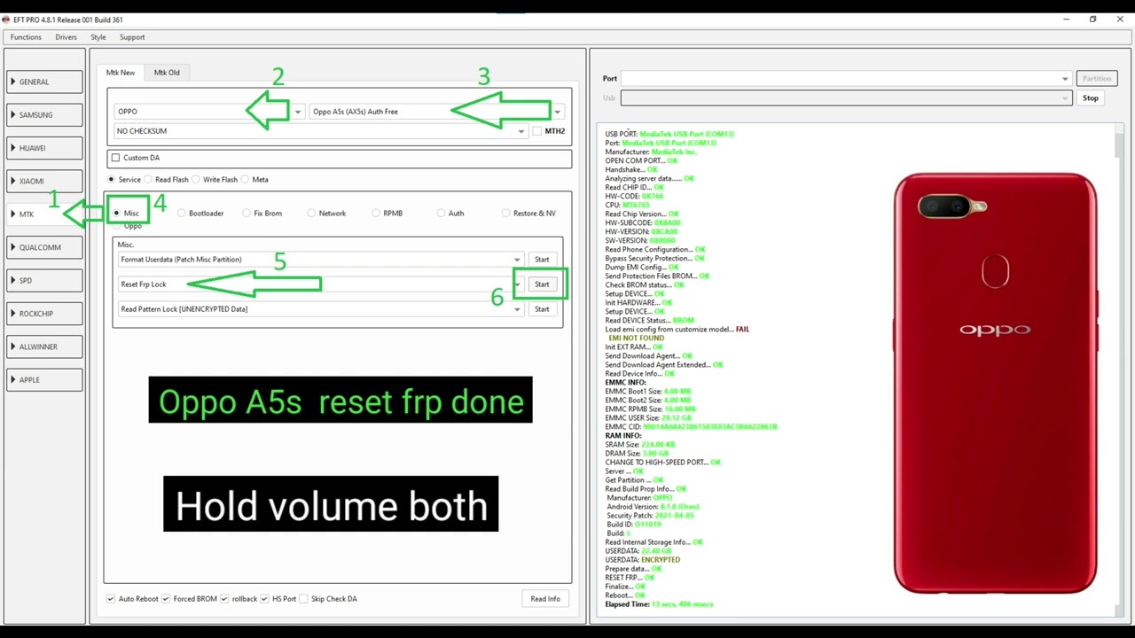 Oppo A5s (AX5s) reset frp done (cph1909) 2024 Oppo A5s (AX5s) reset frp done (cph1909) 2024