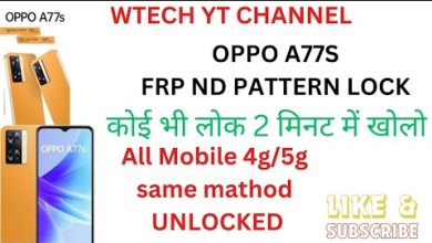 HOW TO UNLOCK OPPO A77S || WTECH || ALL ANDROID SAME HOW TO UNLOCK OPPO A77S || WTECH || ALL ANDROID SAME