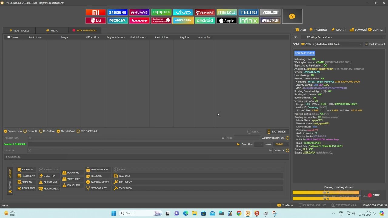 Oppo f15 pattern+frp unlock tool l unlock done with Oppo f15 pattern+frp unlock tool l unlock done with