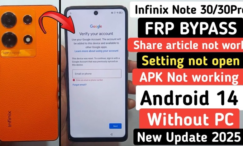 Unveiling the Mystery: How to Bypass Infinix Note 30 Frp Without PC in 2025! Unveiling the Mystery: How to Bypass Infinix Note 30 Frp Without PC in 2025!