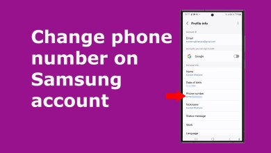 Samsung account change phone number without the Samsung account change phone number without the