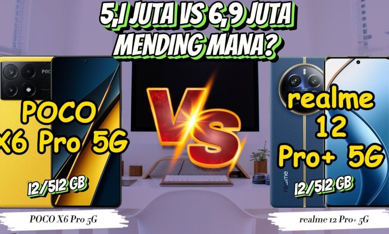 POCO X6 Pro vs realme 12 Pro+ 5G POCO X6 Pro vs realme 12 Pro+ 5G