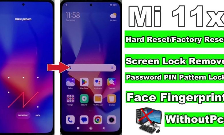 Mi 11X Screen Lock Remove/Hard Reaet/Factory Reset/Mi Mi 11X Screen Lock Remove/Hard Reaet/Factory Reset/Mi