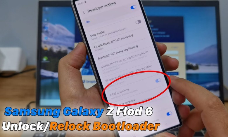 Samsung Galaxy Z Flod 6 – Unlock/Relock Bootloader Samsung Galaxy Z Flod 6 – Unlock/Relock Bootloader