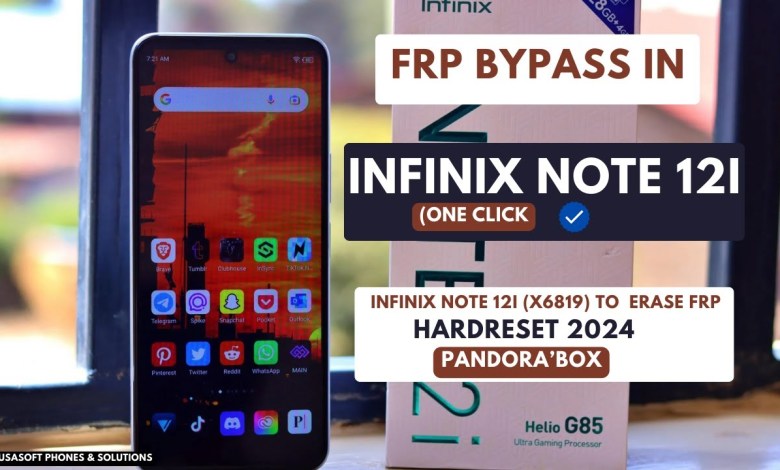 FRP BYPASS|REMOVE IN INFINIX NOTE 12i |X6819 FRP BYPASS|REMOVE IN INFINIX NOTE 12i |X6819